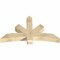 Ekena Millwork Alberta Rough Sawn Timber Gable Bracket, Douglas Fir, 60"W x 35"H x 6"D x 6"F, 14/12 Pitch GBW060X35X0606ALB00RDF - alternate 2